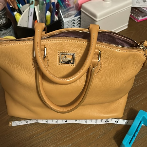 Dooney & Bourke Tan Leather Handbag - Picture 4 of 5